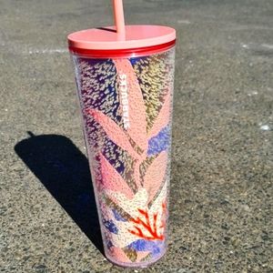 Starbucks Coral Bubble Cold Cup